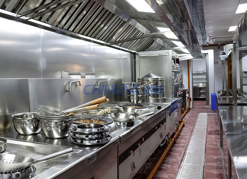 广州白云天降美食机器人中餐厅烹饪间设备